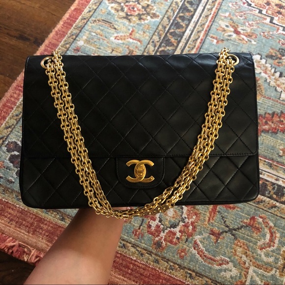 SOLD***Chanel Vintage Bijoux Chain Medium Double Flap Bag - Picture 7 of 16